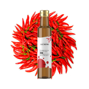 Blend - Pimentas Dedo de Moça e Malagueta Azeite de Oliva Extravirgem 250ml