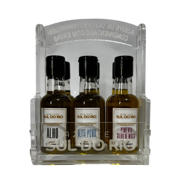 Mini Kit - 6 Azeites - 50ml - Acrílico